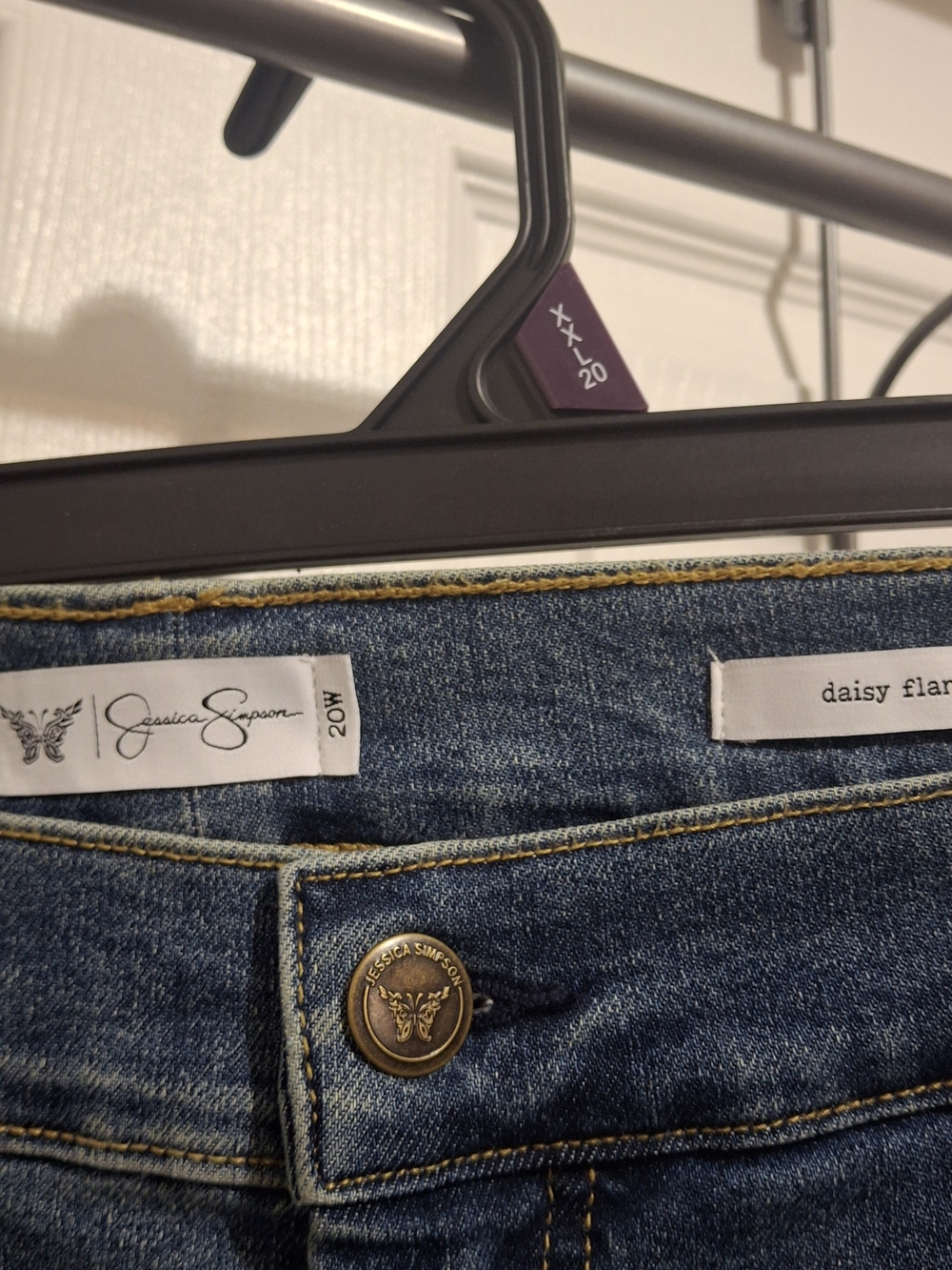 Jessica Simpson Daisy Flare Jeans - Dark Wash - Picture 4 of 9